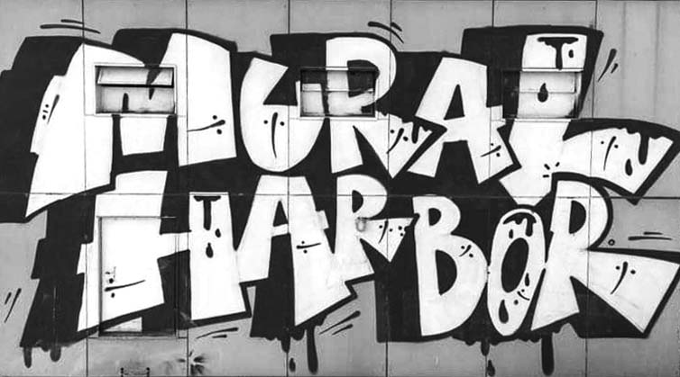 Mural Harbor Logo S/W